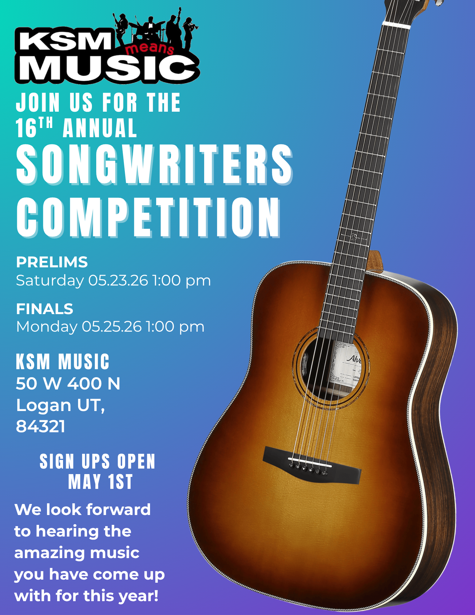 KSM Songwriters Competition